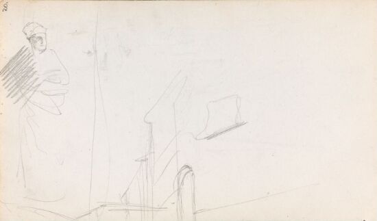 Marked, Venezia (detalj); kvinnefigur