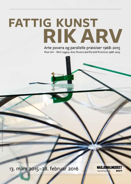 Fattig kunst - rik arv. Arte Povera og parallelle praksiser 1968 - 2015