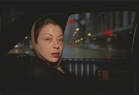 Kathleen in the Taxi to Greer's Funeral. Chicago