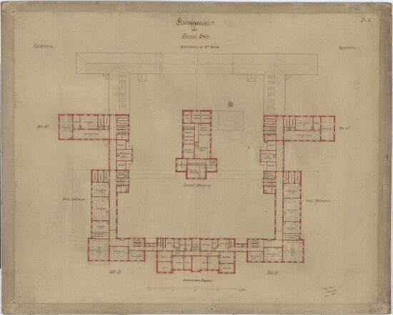 Asyl for Tromsø Stift, plan av andre etasje