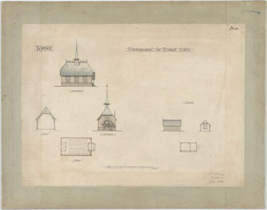 Asyl for Tromsø Stift, skjema av kapell og likhus