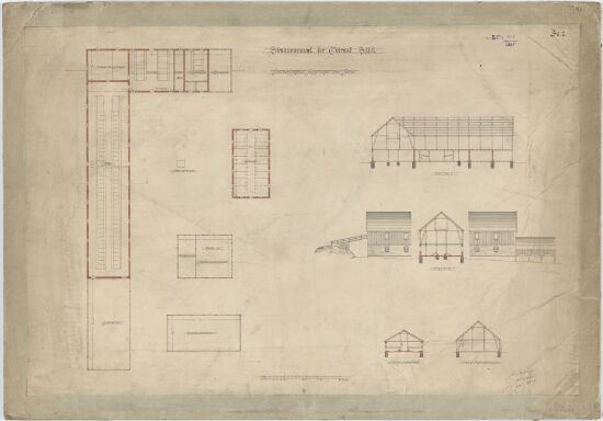 Asyl for Tromsø Stift, skjema av gårdsbygningene ved Bodø