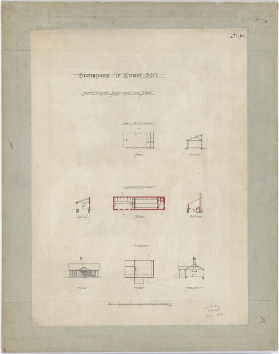 Asyl for Tromsø Stift, skjema av gårdsbygninger ved Bodø
