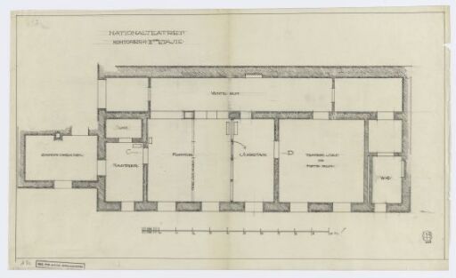 The National Theatre, rebuilding of the 2. floor