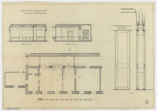 The National Theatre, rebuilding of the 2. floor