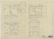 Standard House Type 305-5 for Temperete Climats. Section and Plans