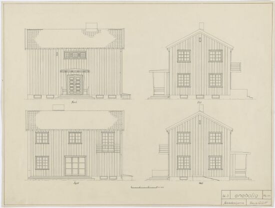 Detached House. Elevations