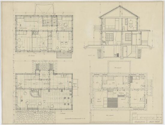 Detached house. Plans
