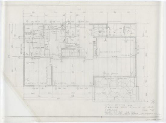 Detached house for Øverlie. Plan