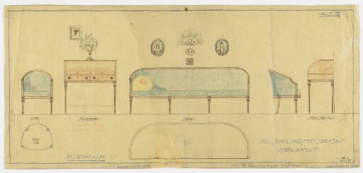 Møblement for fru Sofie Holter-Sørensen