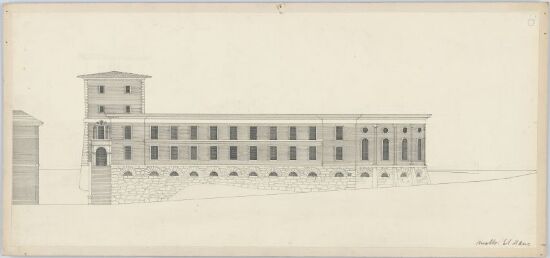 "St. Hans", Proposal for City Hall in Haugesund, elevation