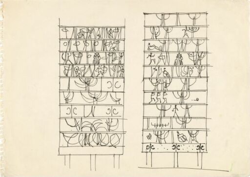 Proposal for wall decoration of the High-rise building