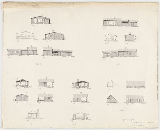 Cabin for Fougner. Sketch