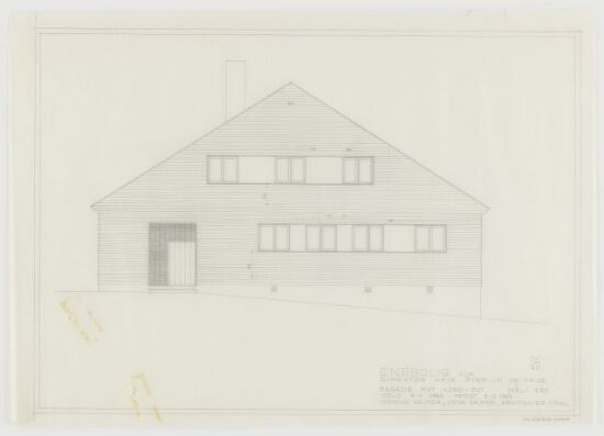 Detached House for Øverlie. Elevation