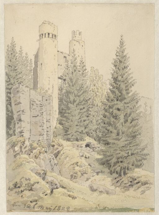 The Ruin Kostenblatt at Bilina