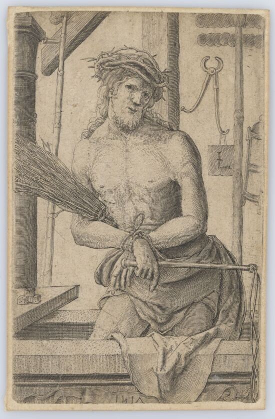 Kristus som Smertensmannen med pasjonsredskapene