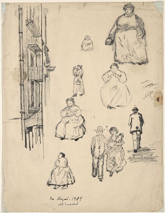 Figur Studies; House Wall