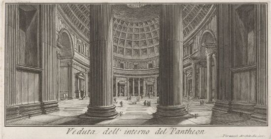Interior view of the Pantheon