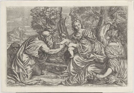 Maria og barnet med Dorothea og Hieronymus