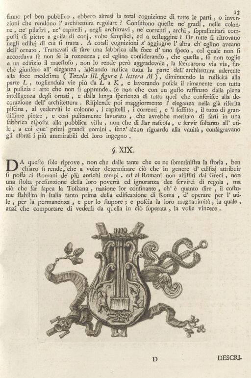 Vignette (tail-piece): Lyre and Caduceus