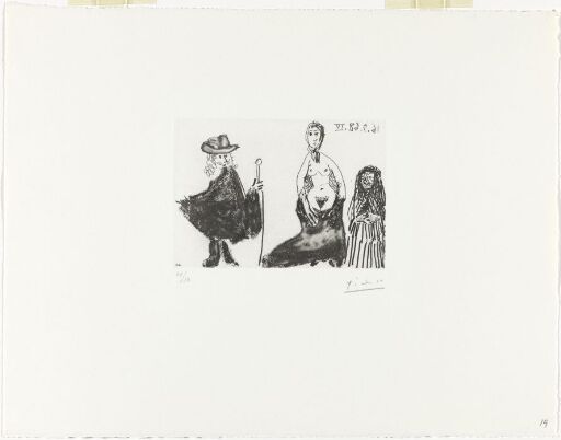 Jeune fille, célestine et petit-mâitre