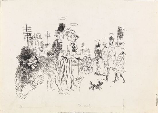 Illustrasjon til Mark Twain, "Skandalen i Hadleyburg og andre historier"