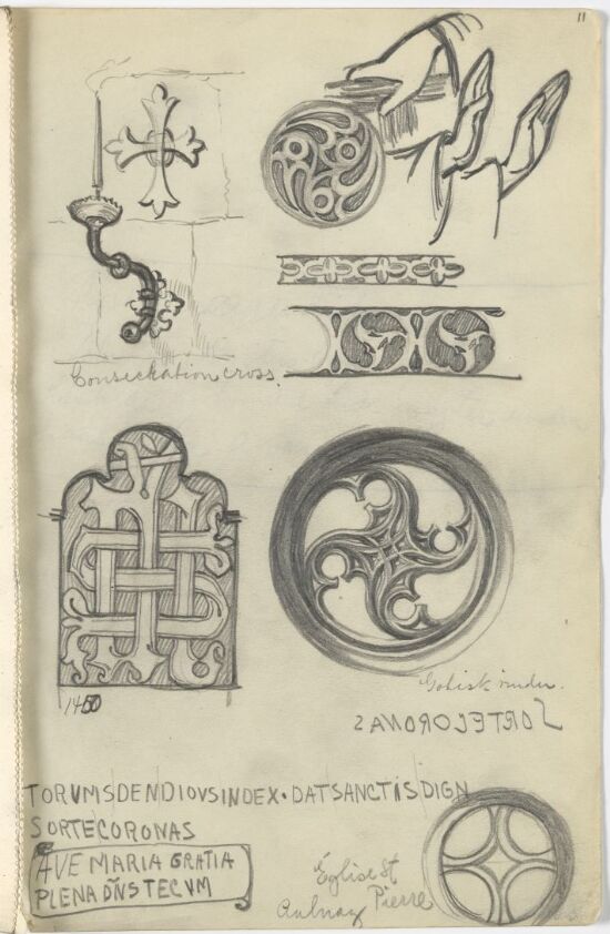 Studie av gotiske elementer
