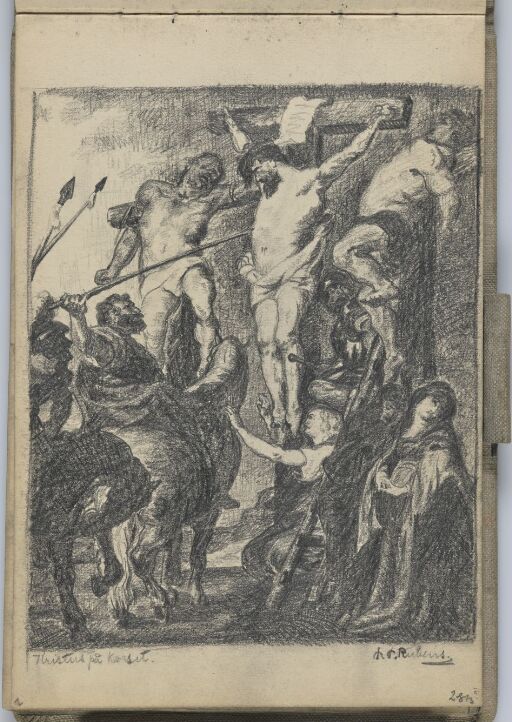 Kristus på korset, etter P. P. Rubens