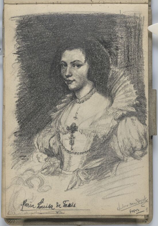 Maria Louisa de Tassis, Antone van Dyck