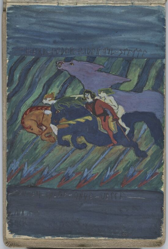 Herr Peder rider til stette