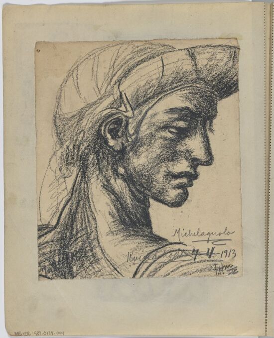 Kvindehodet, etter Michelangelo