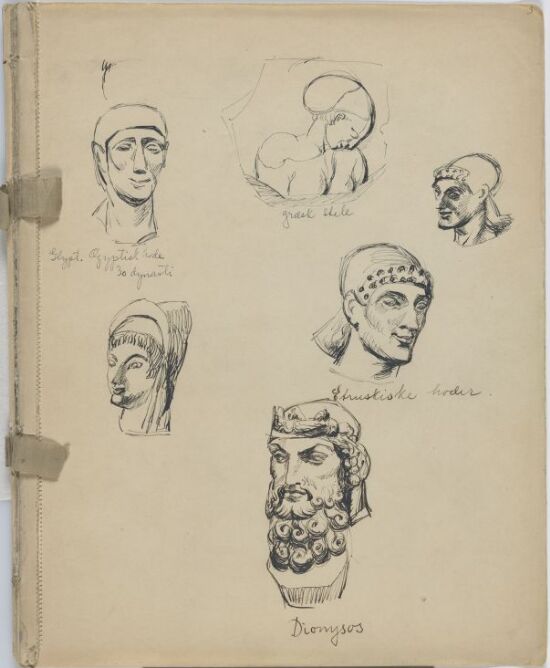 Figurstudier fra Glyptoteket