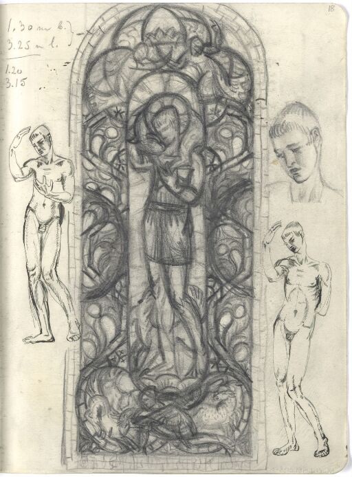 Studies for Stained Glass Window