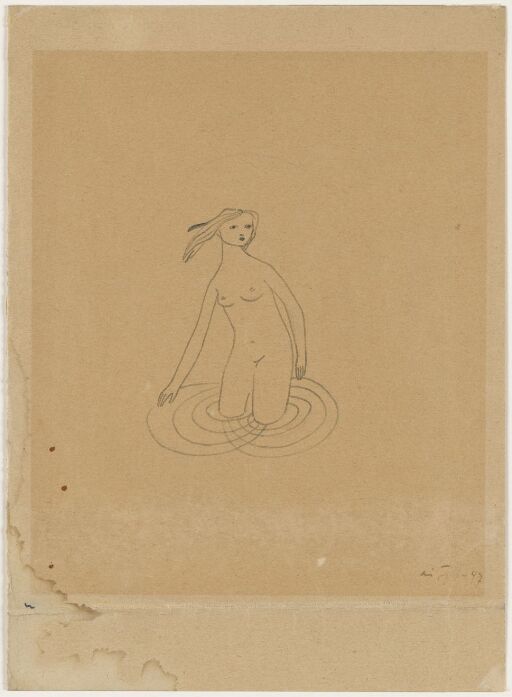 Illustrasjon til Walt Whitman, "Sangen om meg selv", Oslo 1947
