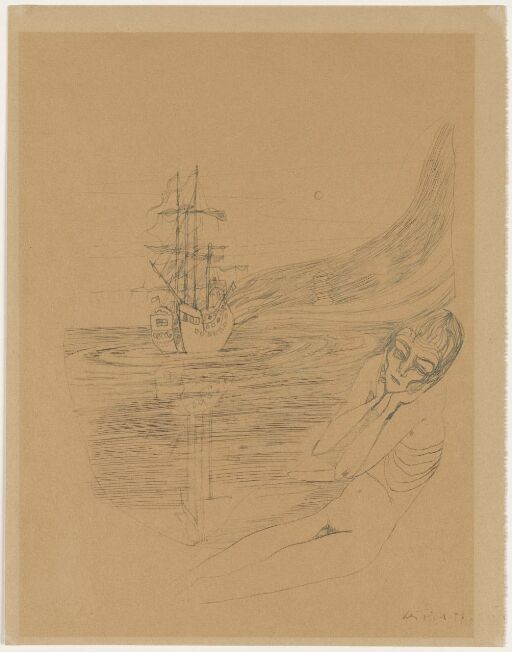 Illustrasjon til Walt Whitman, "Sangen om meg selv", Oslo 1947