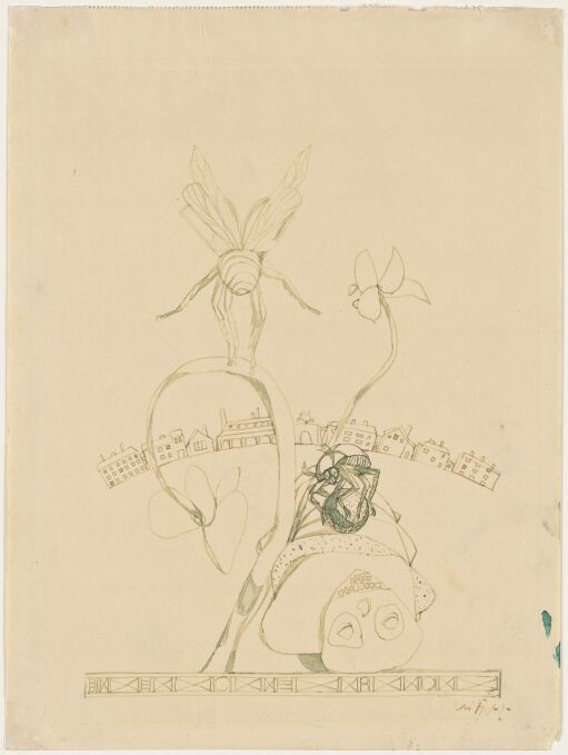 Illustrasjon til Walt Whitman, "Sangen om meg selv", Oslo 1947