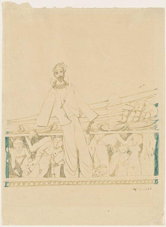 Illustrasjon til Walt Whitman, "Sangen om meg selv", Oslo 1947