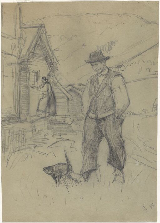 Man and Cat