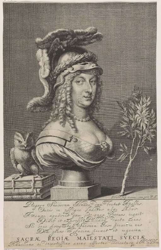 Kristina av Sverige som Minerva