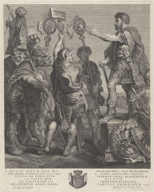 Publius Decius Mus taler til sine soldater
