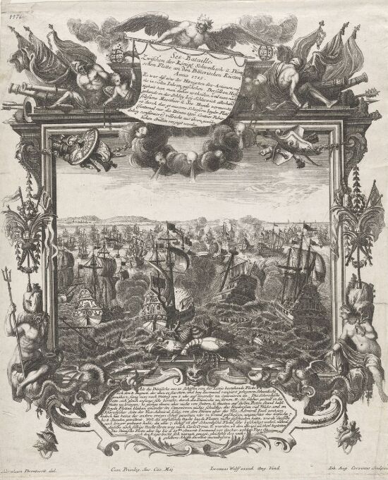 Sjøslag mellom den kgl. svenske og danske flåte ved den pommerske kyst år 1715