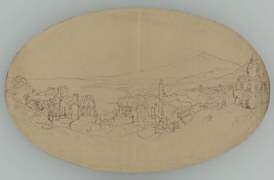 Utsikt fra teatret i Taormina