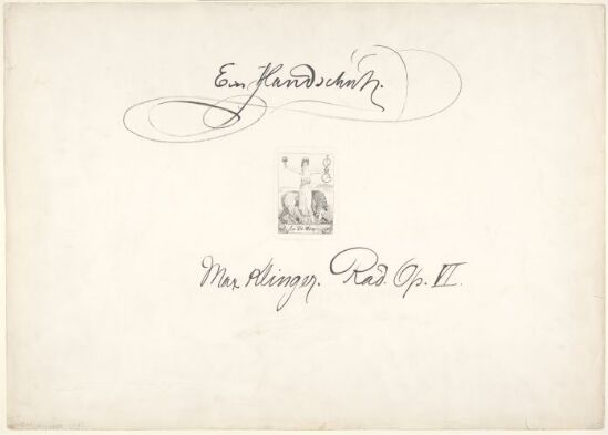 En hanske. Tittelblad