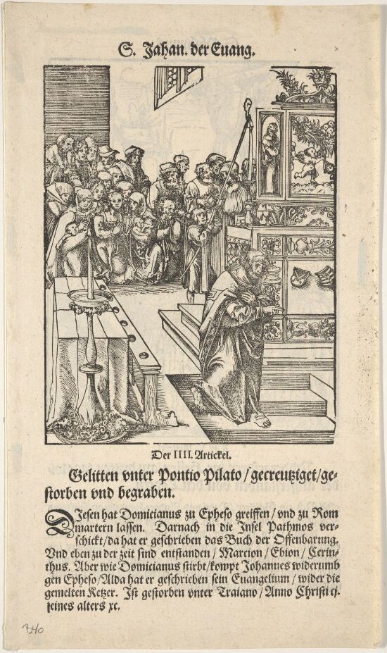 Evangelisten Johannes' martyrium