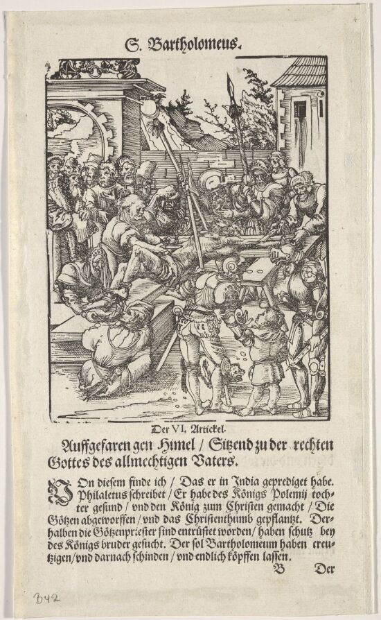Apostelen Bartolomeus' martyrium