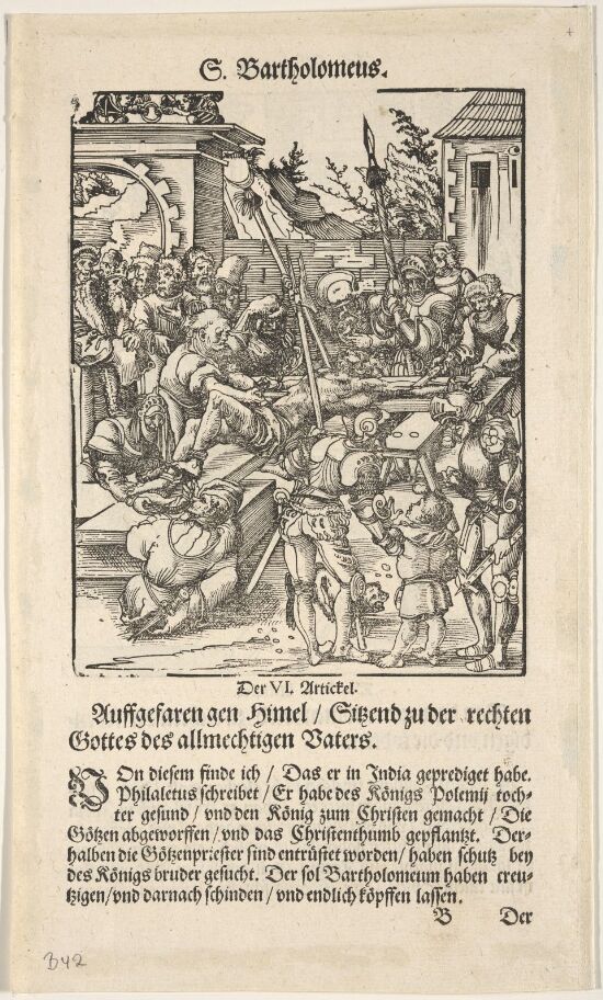 Apostelen Bartolomeus' martyrium
