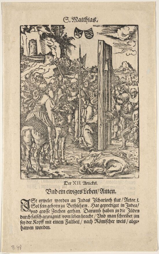 Apostelen Mattias' martyrium