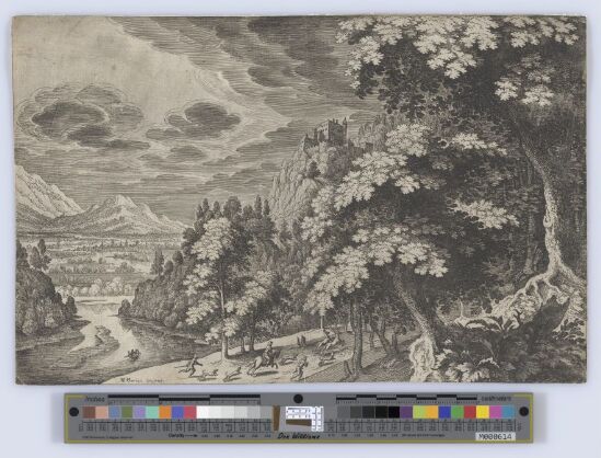 A Deer Hunt with Sunset