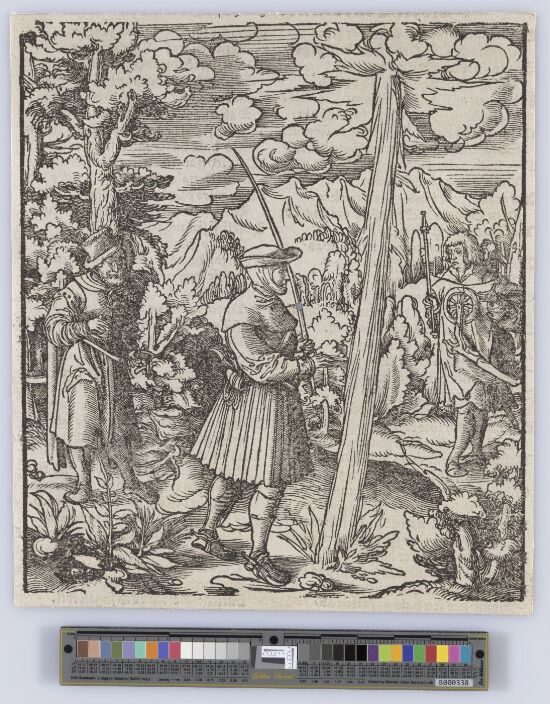 Scene fra "Die geuerlicheiten vnd einsteils der geschichten des loblichen streytparen vnd hochberümbten helds vnd Ritters herr Tewrdannckhs"