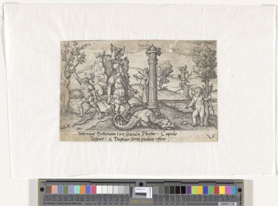 Apollo med pytonslangen, Amor og Daphne